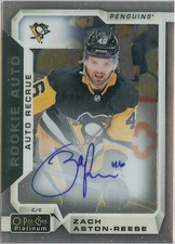 2023-24 Upper Deck O-Pee-Chee Platinum Rookie Auto Zach Aston-Reese Penguins 🔥