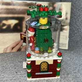LEGO 40233 Santa SNOW GLOBE Set Christmas 100% Complete Box Instructions Nice!