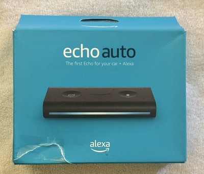 Amazon Echo Auto Hands Free Smart Vehicle Car Speaker Assistant Alexa New Sealed
