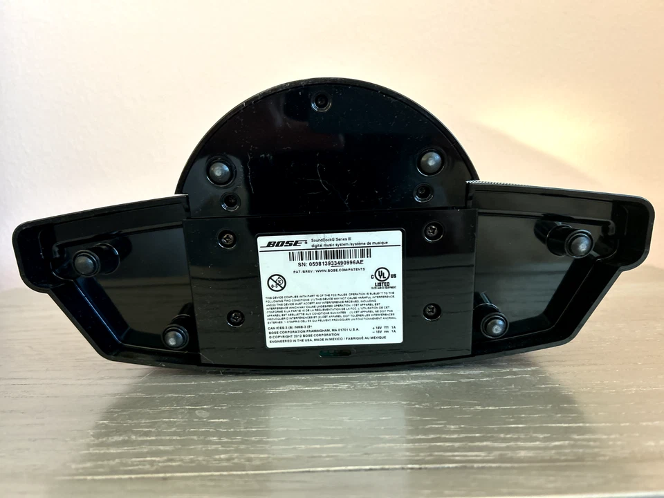 Bose SOUNDDOCK Serie III con Control Remoto y Adaptador de Cable de Alimentación Completo ¡BONITO!! Foto 4 de 4