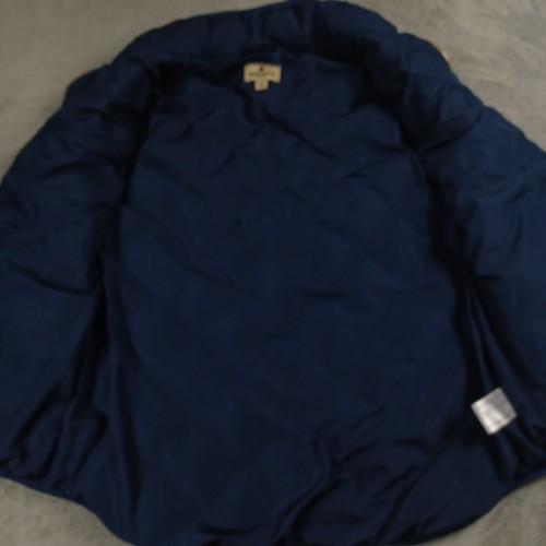 Woolrich Vest Womens XL Blue Quilted Down Full Zip Pockets Outdoor Casual - Picture 5 of 9