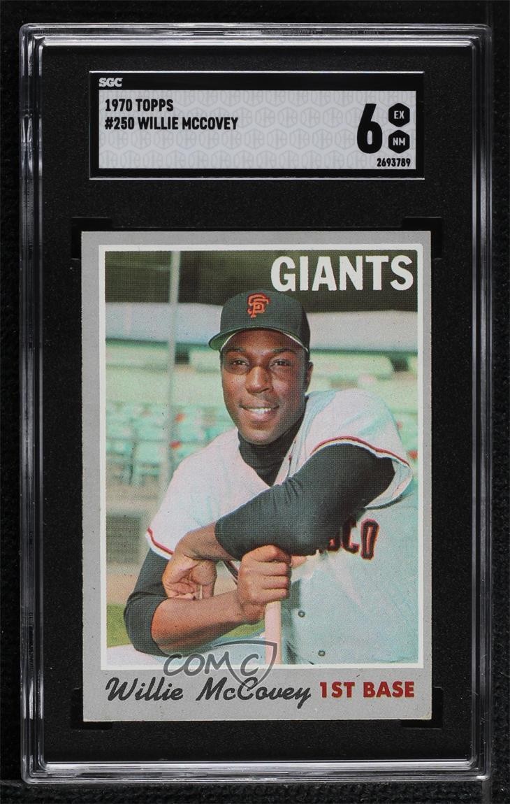 1970 Topps Willie McCovey #250 SGC 6 HOF
