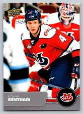 Nolan Bentham 2021-22 Upper Deck CHL #71 Lethbridge Hurricanes