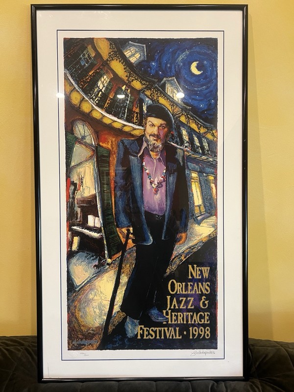 1998 New Orleans Jazz & Heritage Festival poster