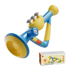 Kids Trumpet Educational Toy - Colorful Toddler Trumpet with Lights and Music...