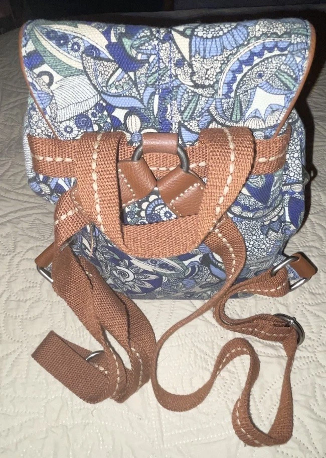 Sakroots Mochila Monedero Azul y Blanco 11x10” Artist Circle Excelente Estado Foto 3 de 4