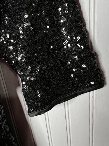 Torrid Dress Womens 2X 2 Black Sequin Skater Party Cocktail Holiday NEW Elegant - Picture 9 of 16