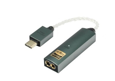 Portable Headphone Amp/DAC Dongle USB-C to 3.5/4.4mm - Hi-res Audio PCM 384