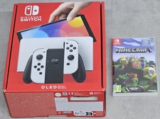 Nintendo Switch (OLED Model) Noire 64GB Console Portable Avec Minecraft
