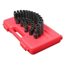 Sunex Tools 3329 29 Pc. 3/8'' Drive Metric Master Impact Socket Set