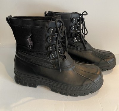 Polo Ralph Lauren Crestwick Duck Boots Size 11 D , Great  used Condition 