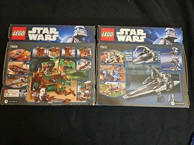 Lego 7956  Ewok Attack & 7915 Imperial V-Wing Star Fighter