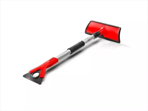 Genuine Audi Red & Black Snowbrush W/Rubber Seal & Swivel 80A-096-010-C - Bild 1 von 4