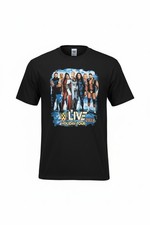 Jerzees WWE Live Holiday Tour 2024 Wrestling Black Shirt Size L