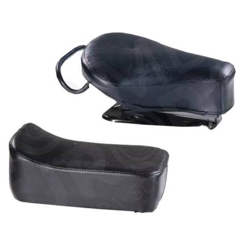 Set Asiento Y Silla de Montar Trasero Negro Para Piaggio de Avispa 50 - Imagen 1 de 3