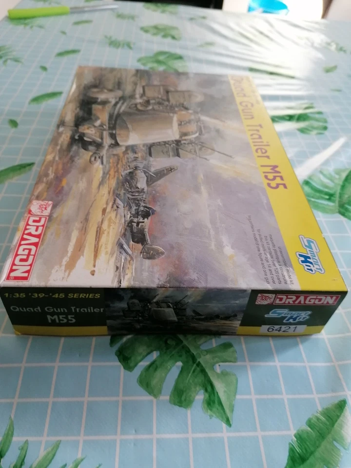 DRAGON 1/35 QUAD GUN TRAILER M55 SMART KIT N° 6421 - Immagine 2 di 4