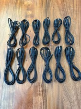 Lot of 12 Bulk 3.5mm Stereo Audio Extension Cable 5ft TRS Male to Female Aux