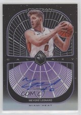 2019 Panini Obsidian Galaxy Electric Etch Purple 27/75 Meyers Leonard Auto u6m