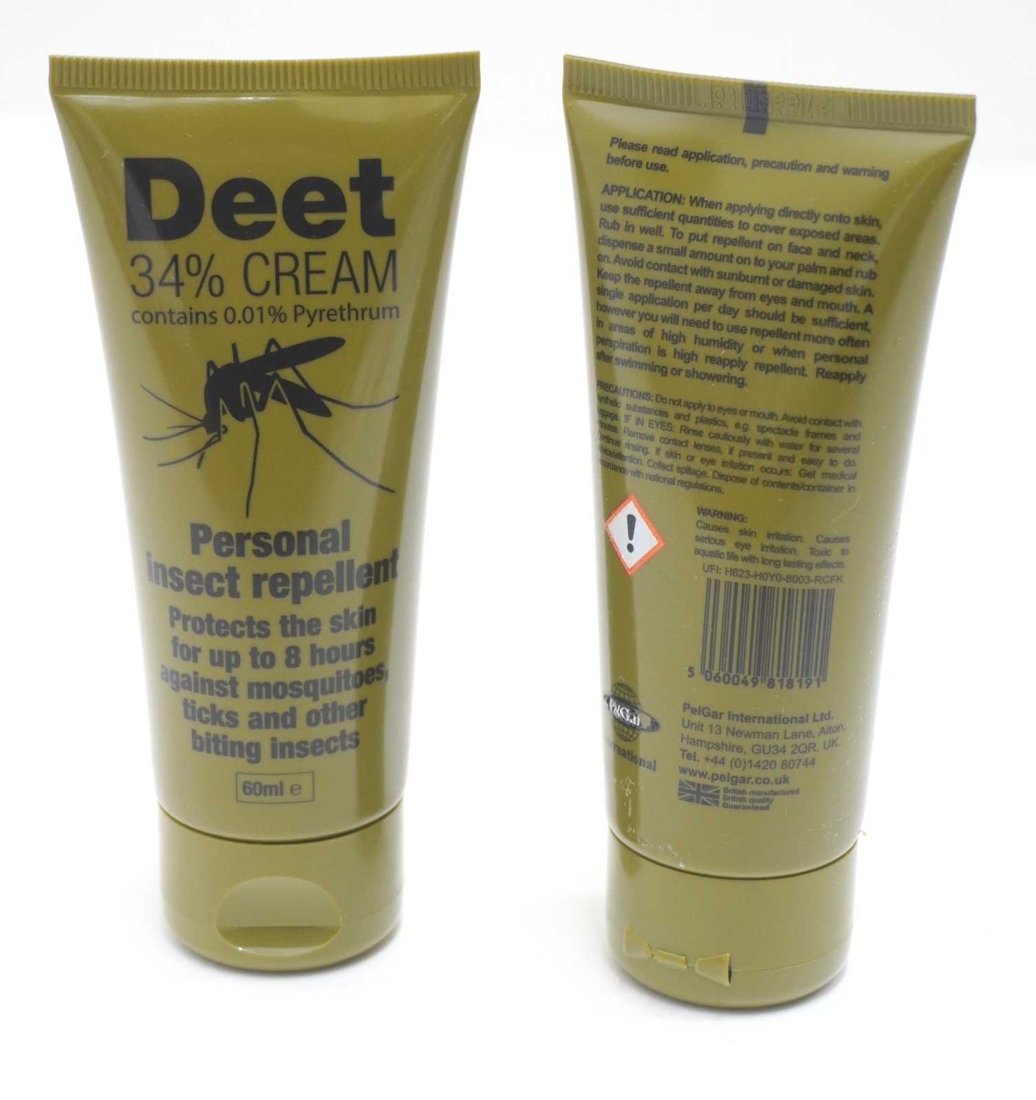 British Army Insect Repellent DEET Cream Personal 60ML Expiry 2030 Military New