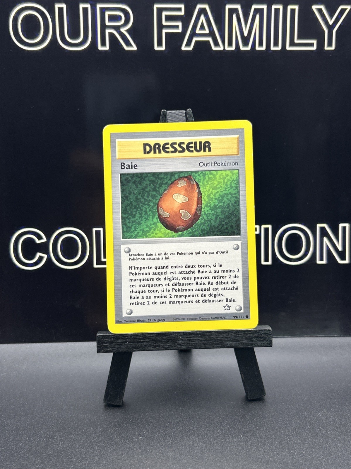 Baie Neo Genesis 99/111 Pokemon Trainer Card French Berry TCG WOTC Regular
