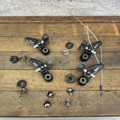 Vintage Shimano Deore XT BR-M734 Cantilever Brakes Set Black MTB 90s Japan Cafe - Image 1 of 4