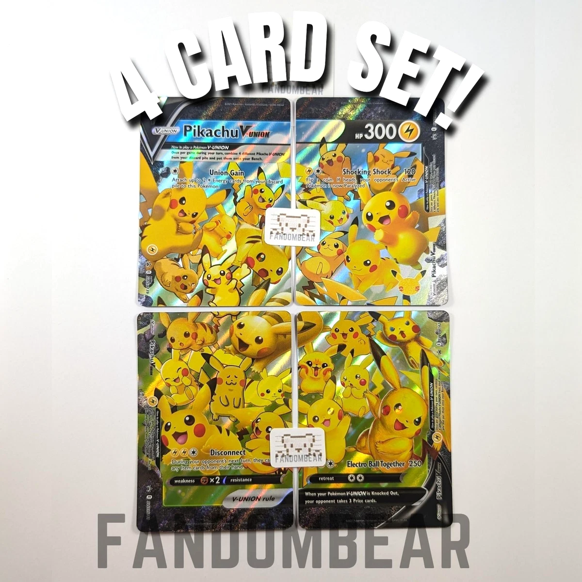 Pikachu V-Union Pokémon TCG Cards for sale | eBay