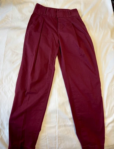 LRL Ralph Lauren Size 0 Tan Supreme Touch Chino Women’s Red Marron