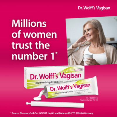 Dr. Wolff's Vagisan Moisturising Cream Hormone-Free Vaginal Moisturiser 50g