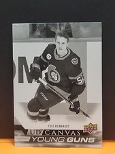 2022-23 UD  S2 COLE REINHARDT Canvas Young Guns ROOKIE Black & White #C217 RC