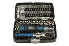 LASER TOOLS SET GLOVEBOX SIZE 1/4 DRIVE 38 PIECE SOCKET RATCHET