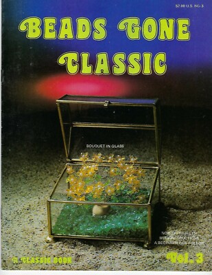 Beads Gone Classic Vol. 3 Beaded Tree Patterns Vintage Beading Craft Book #BG-3