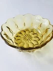 Yellow Glass Candy Bowl Trinket Dish Decorative Glassware Dining Tableware
