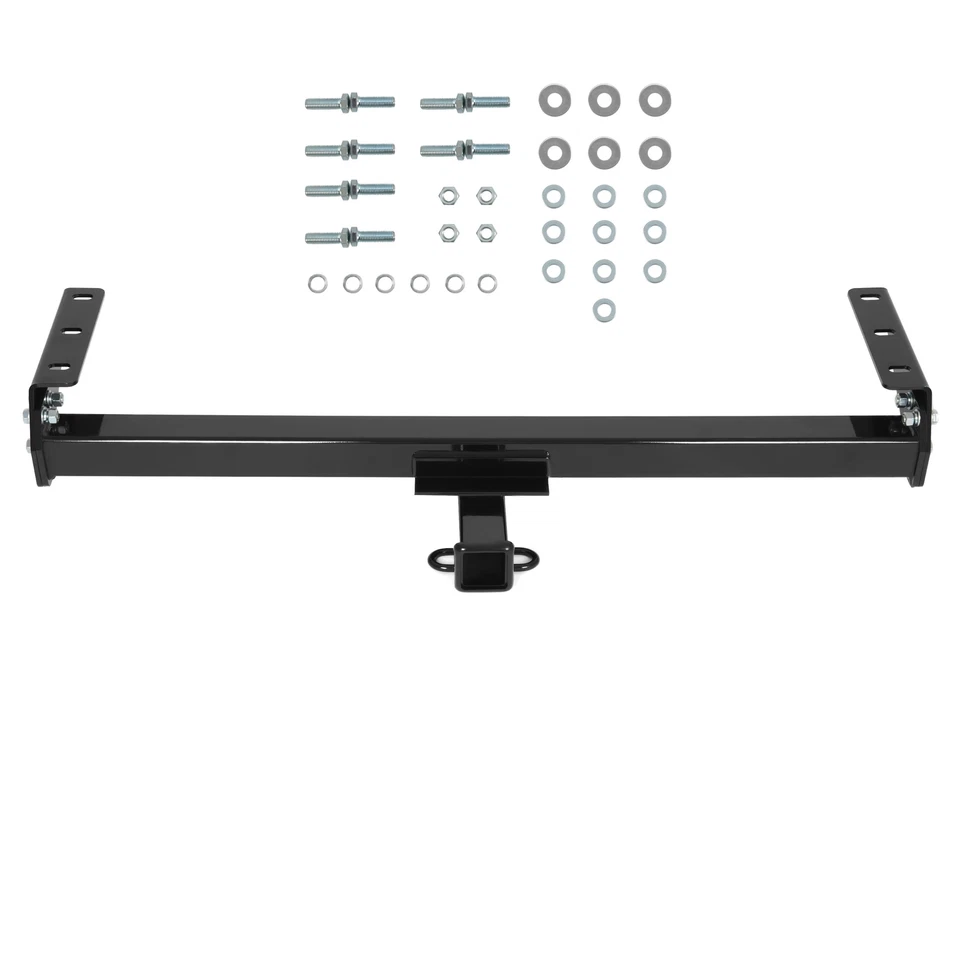 Enganche de remolque de acero negro para Nissan Frontier 2005-2025 clase 3 receptor de 2 pulgadas Foto 3 de 4