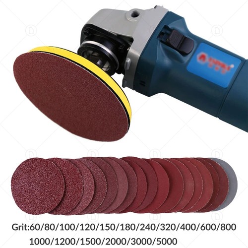 Sanding Discs 25- 180mm Hook and Loop, 60-2000 Grit Pack of 100x - Picture 2 of 35