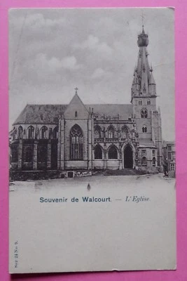 ET1172) CPA BELGIQUE WALCOURT l'église - 1911 - Photo 1/2