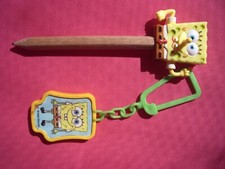 1 crayon et 1 porte-clé Bob l'éponge Vintage Collection personnage dessin animé