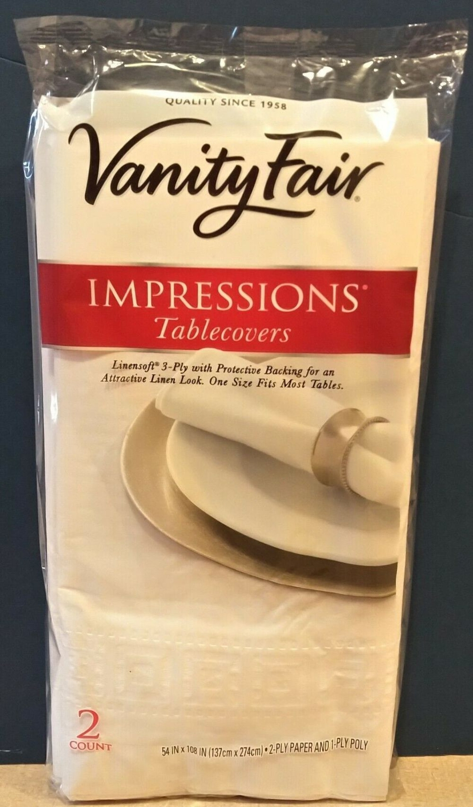 S 54" X 108"   2 Pack