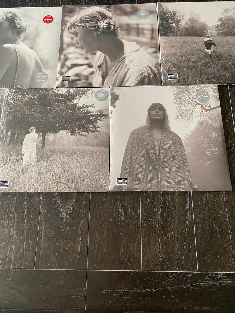 Taylor Swift Folklore Set of 9 Vinyls - All Sealed | eBay
