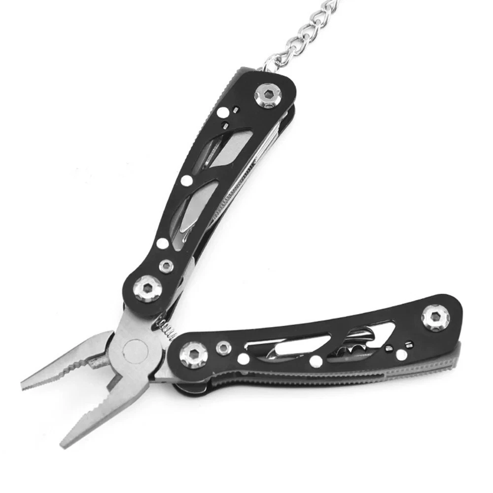 Stainless Steel Survival Multi-Tool with Plier Knife Wire Cutter File