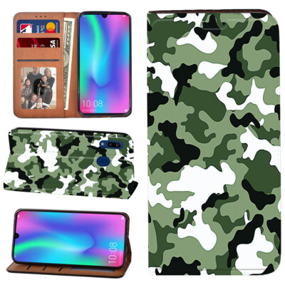 Bedruckte Leder Handy Ständer Abdeckung Flip Case für Samsung Galaxy S/A Serie
