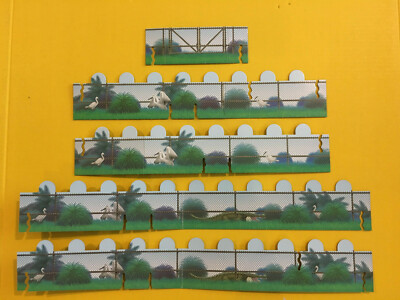 Fences Gate & 3 Corner Supports Original Parts for The Crocodile Hunter Game
