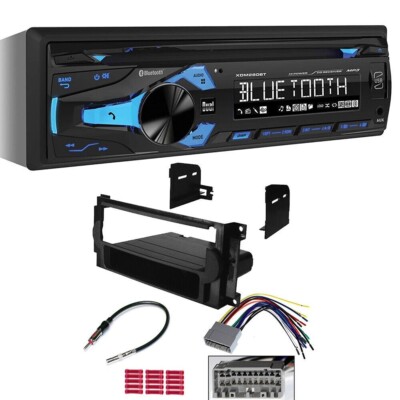 CD/AM/FM Bluetooth Car Stereo +Radio Dash Install kit for 2005-07 Grand Cherokee
