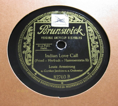 LOUIS ARMSTRONG  Indian Love Call / Jeannine ( I Dream Of Lilac Time) (1382)