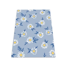 Furniture floor protector Mat under Chair Desk Daisy Patterns PVC 140x100