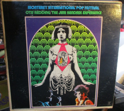 1970 Monterey Pop Festival OTIS REDDING & JIMI HENDRIX US LP