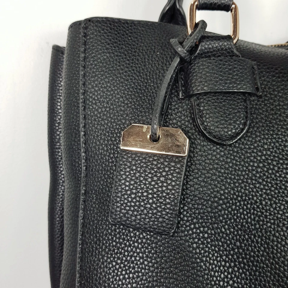 [ JOSEPH RIBKOFF ] Женская черная искусственная кожа большая сумка с короткими ручками наплечная сумка / Дамская сумка - Изображение 3 из 4