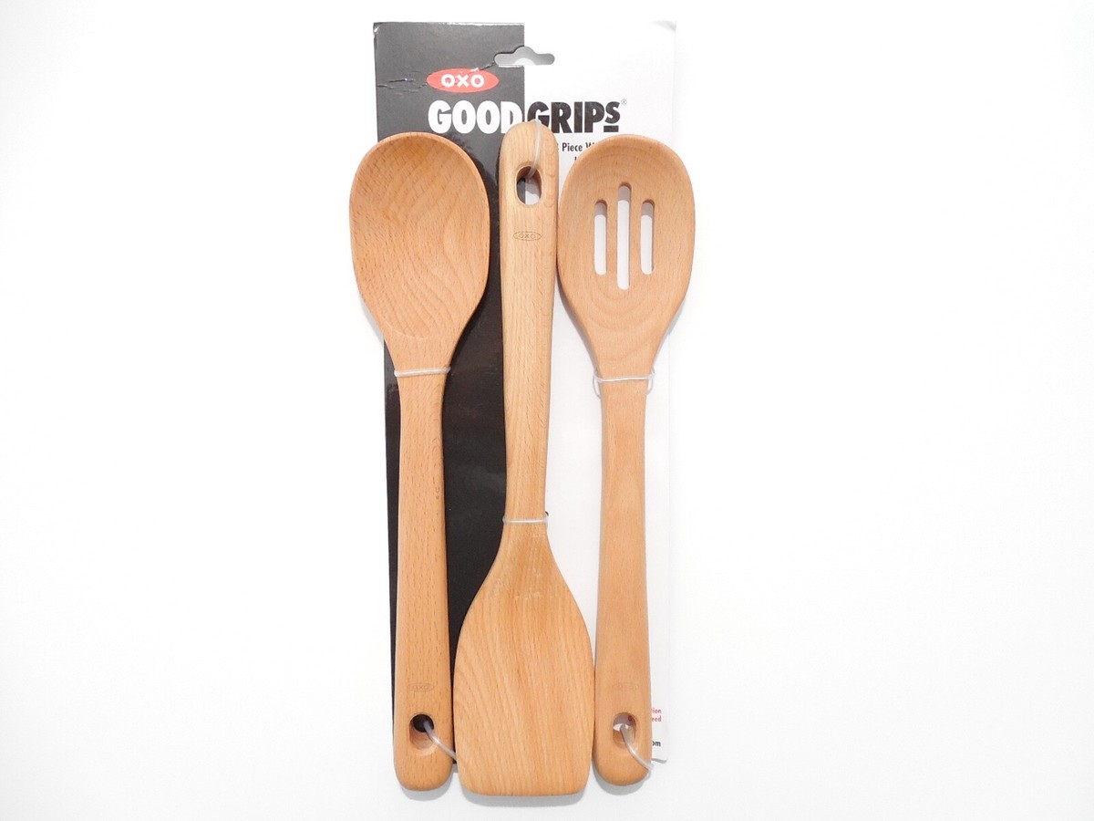 OXO 3pc Wooden Utensil Set