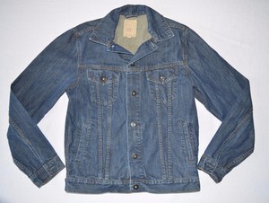 red camel denim jacket