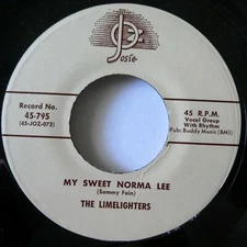 LIMELIGHTERS 45 Cabin Hideaway / My Sweet Norma Lee MINT- Repro Doowop Hf221