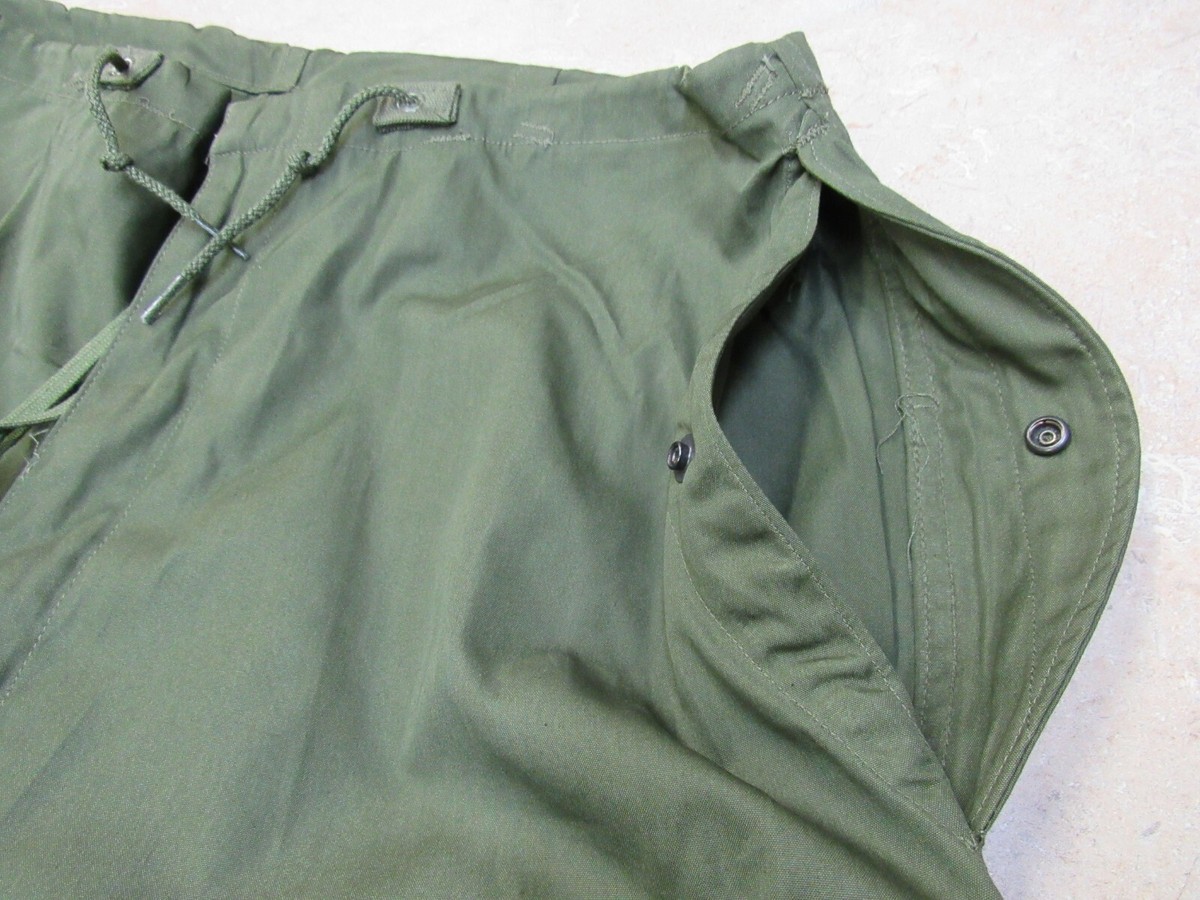 US M1951 Arctic Trouser Shell Wind Pant Korean Era Talon Zipper